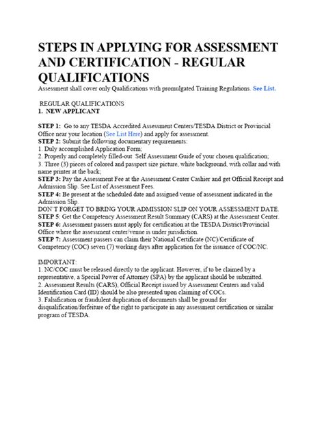 rwac tesda|Steps in Applying for Assessment and Certification .